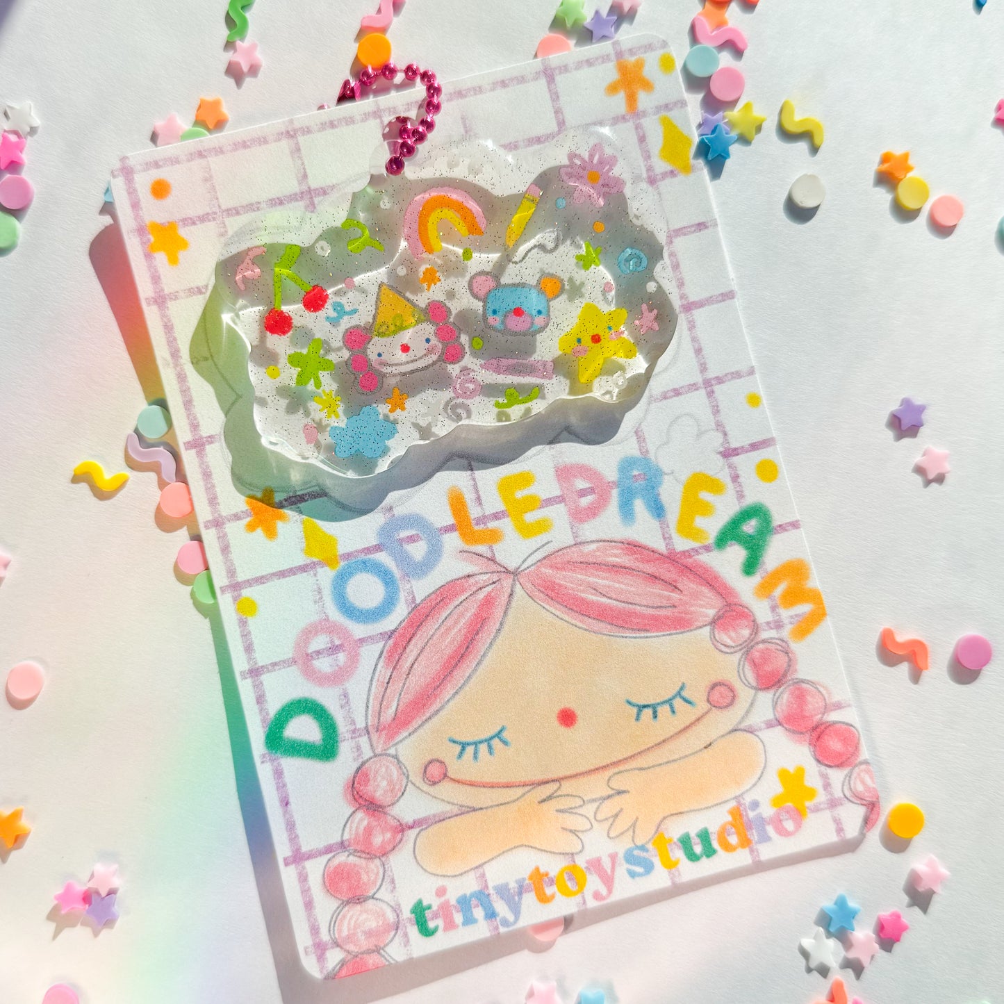 doodle dream 💭 acrylic charm