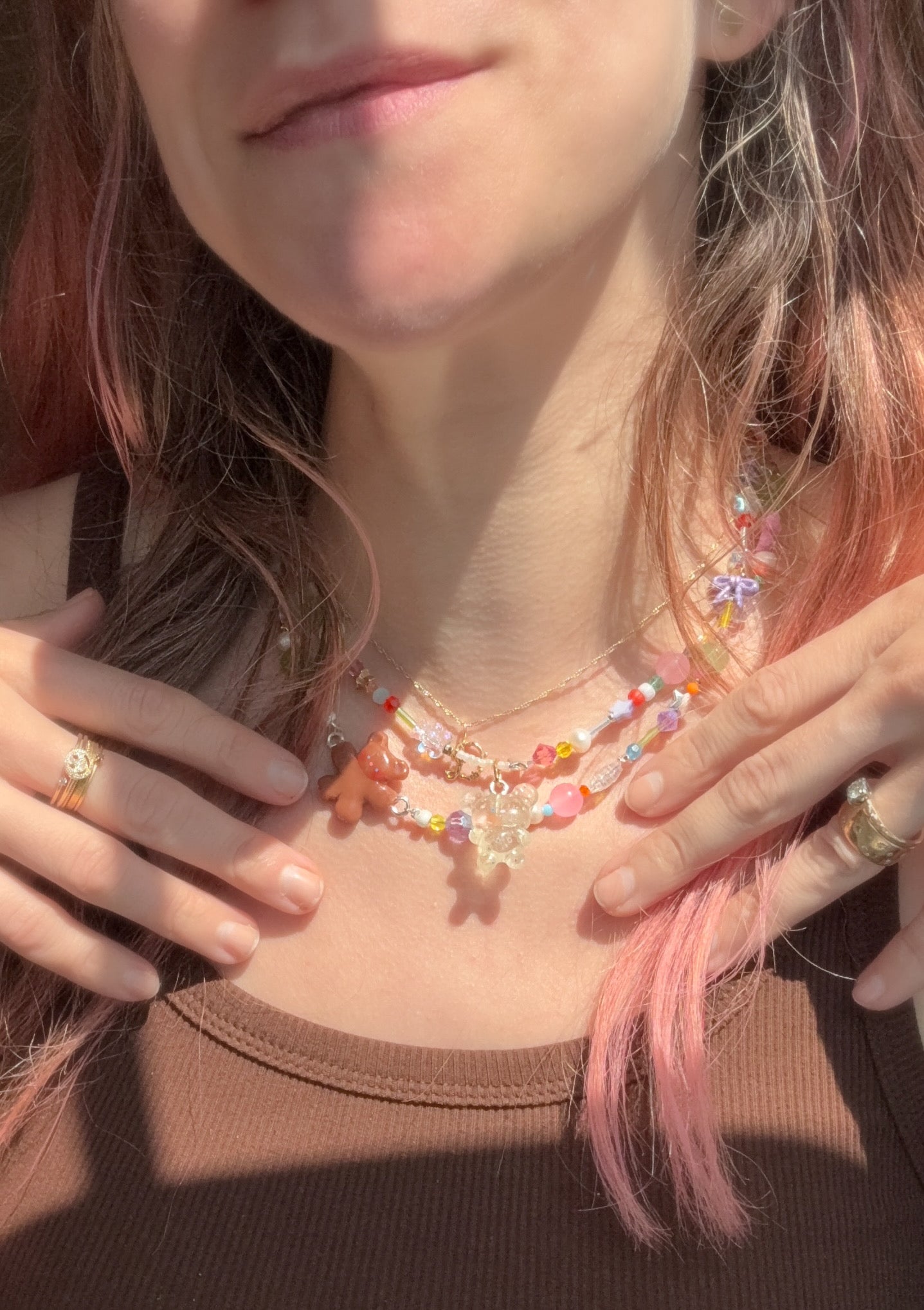 charm necklaces