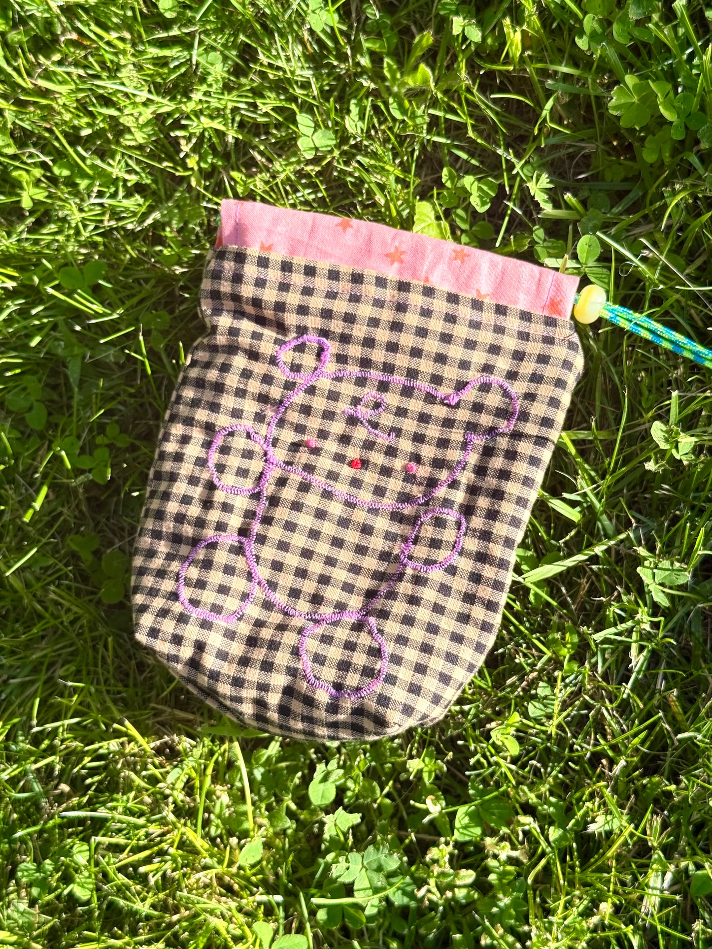 purple bear pencil pouch