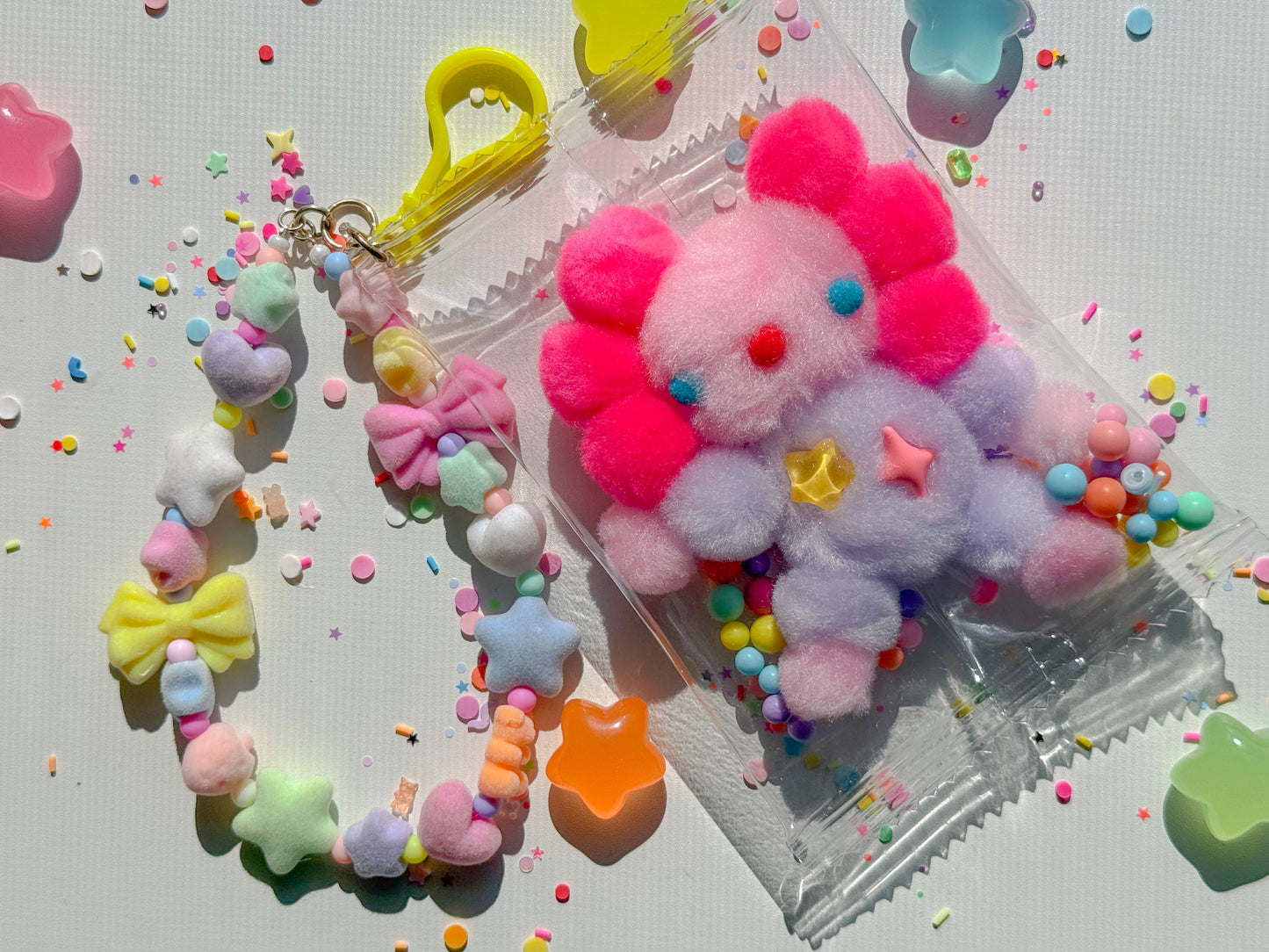 clown bag charm + strap