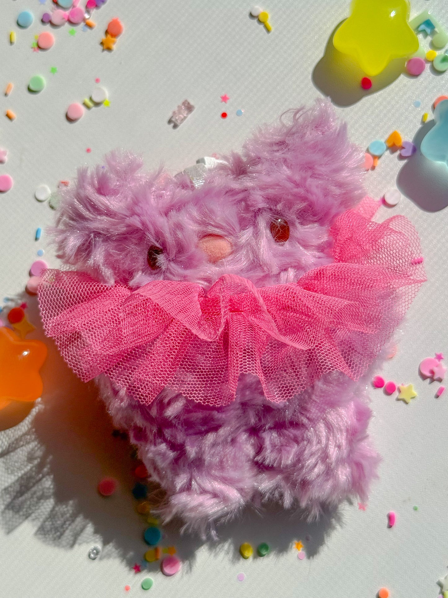 frill bear bag charm