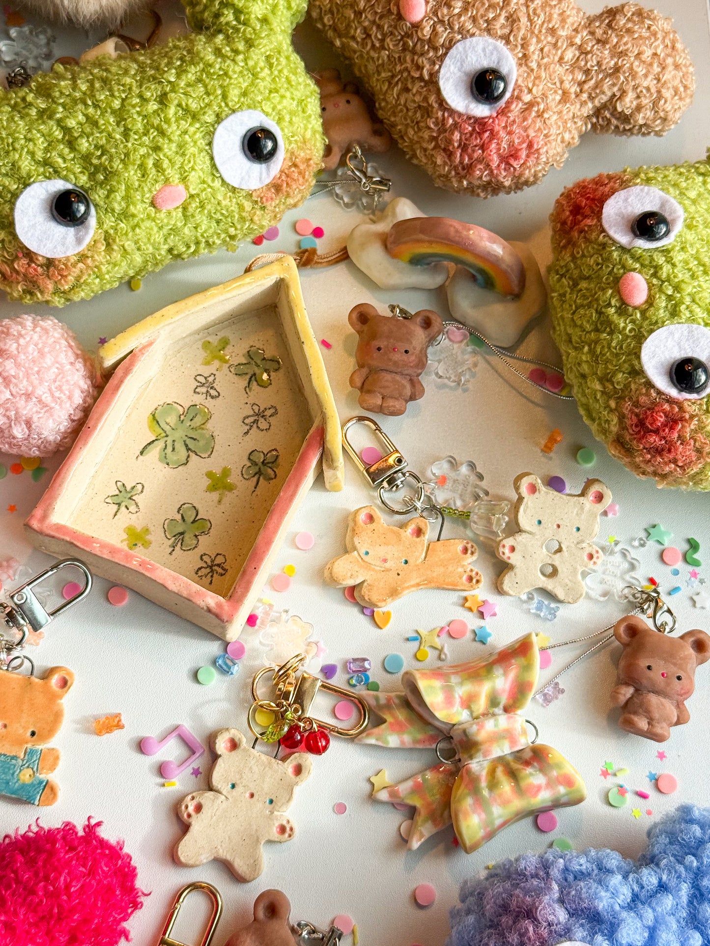 ceramic cub charms