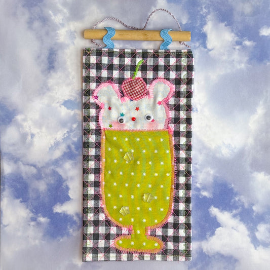 melon soda with vanilla bear