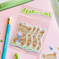 bear with me | sticker 4-pack