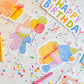 happy birthday | paper banner