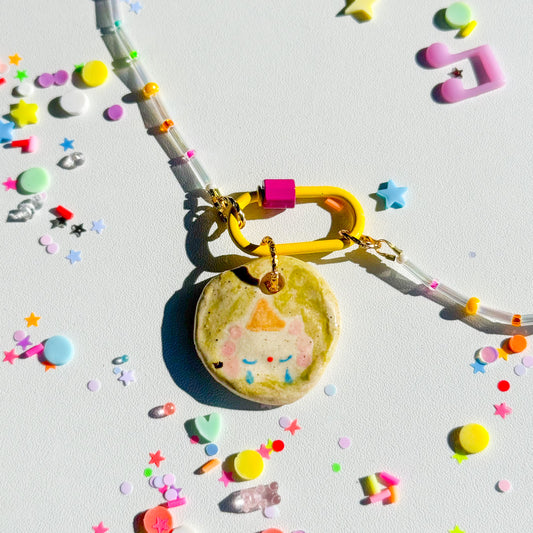 sad clown | necklace