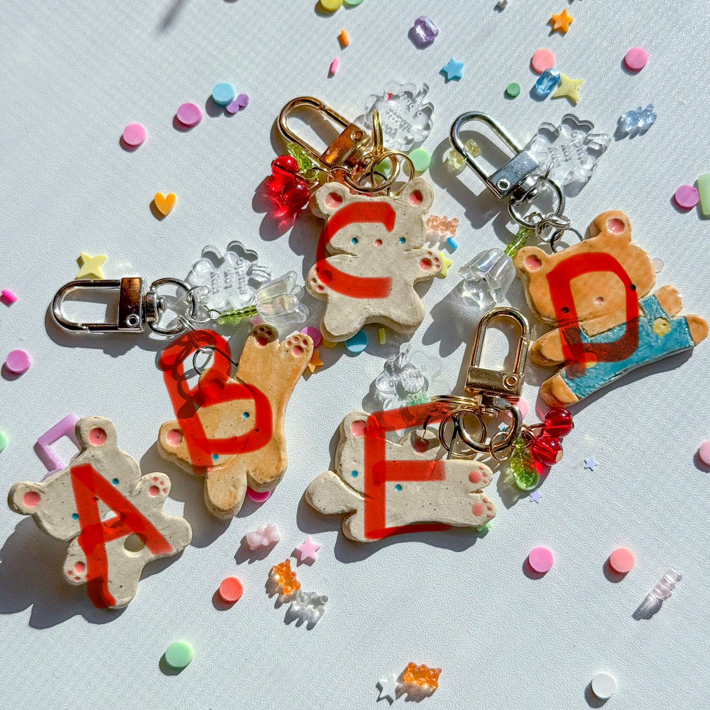 ceramic cub charms