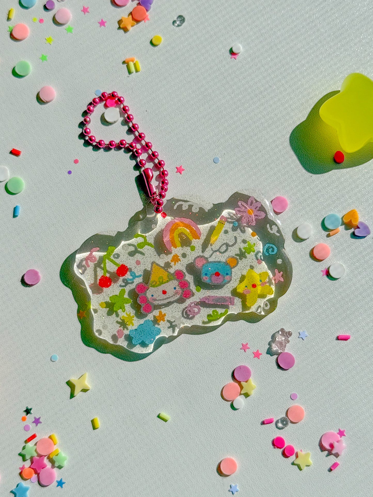 doodle dream acrylic charm