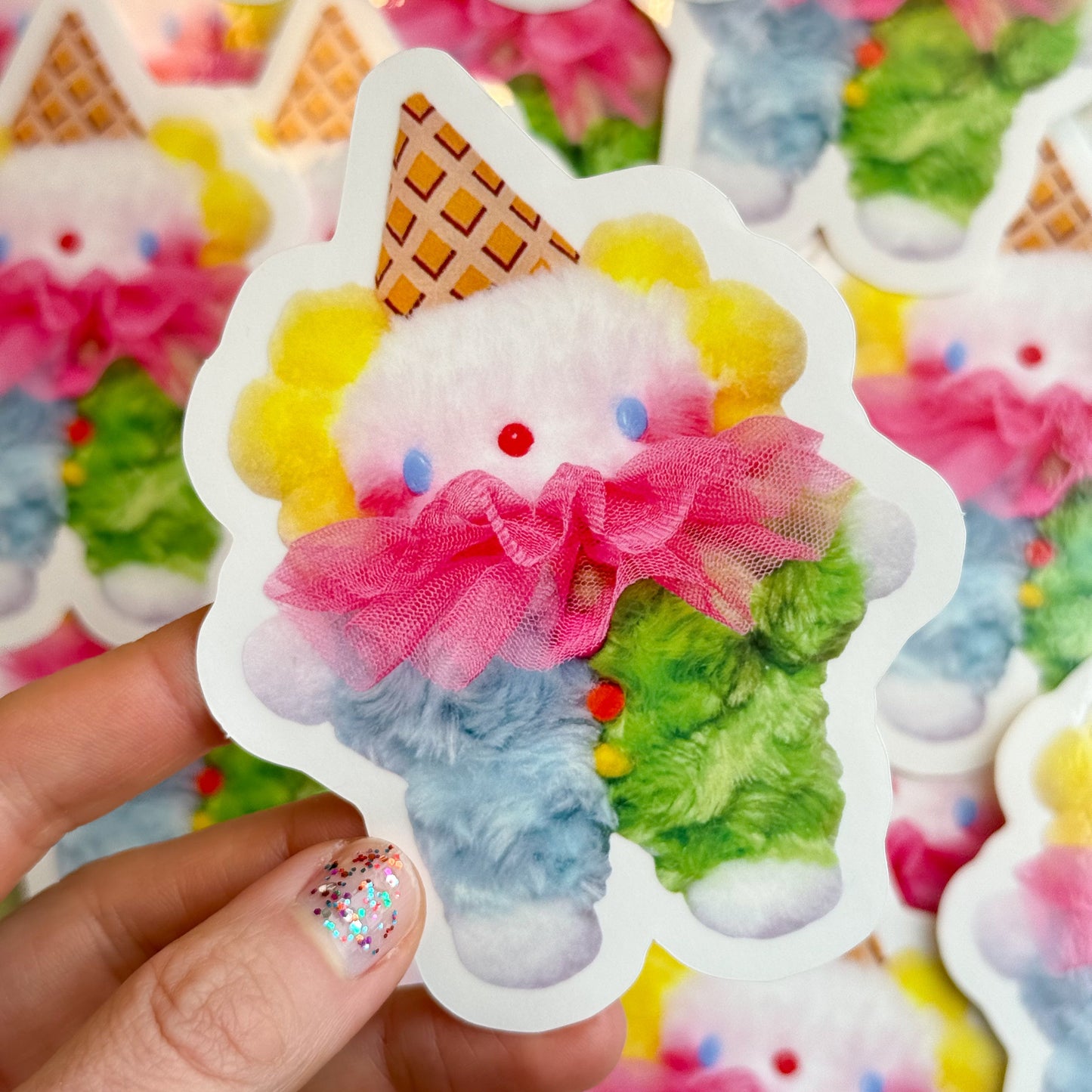 it's Clown! 4" sticker