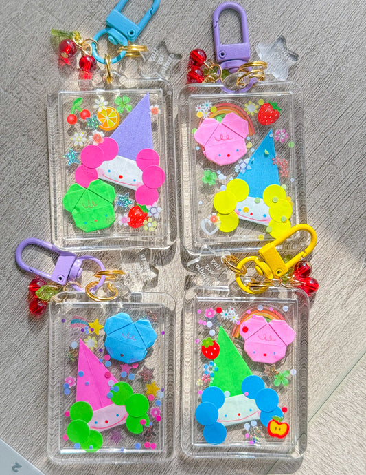 clown + bear cub charms