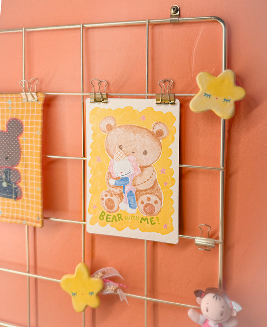 Bear with Me! | mini print