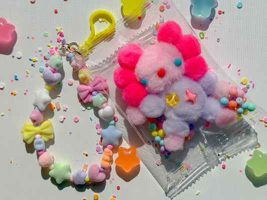 clown bag charm + strap