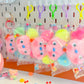pom pom bear head charms with candy strap
