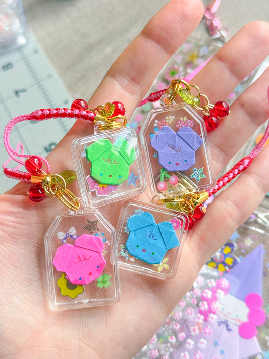 tiny origami charms