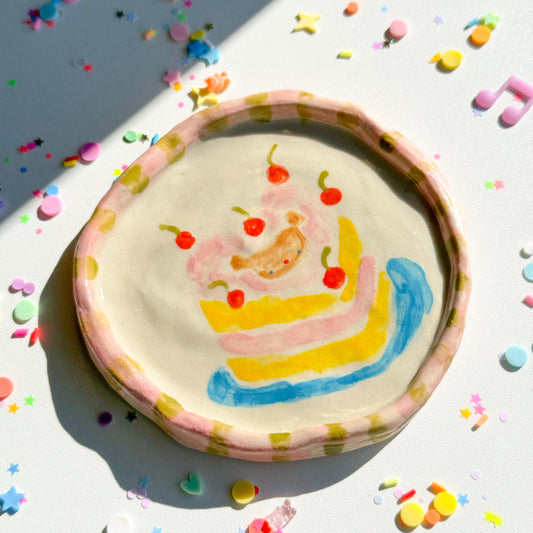 bear cake | trinket dish
