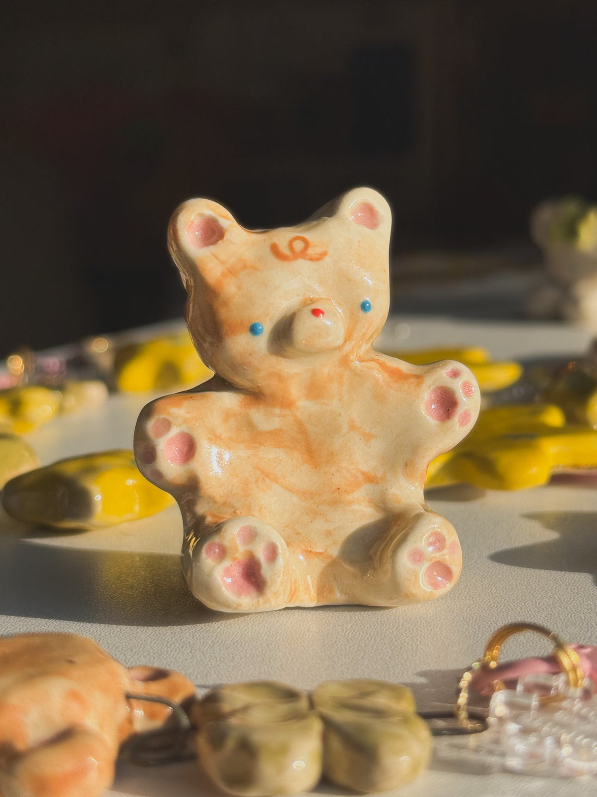 wabi sabi bear | ceramic figure