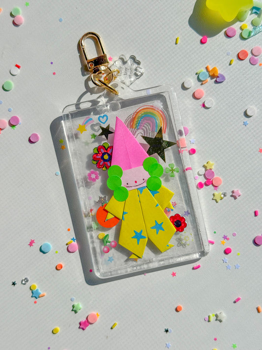 clown origami charm *VERY FLAWED