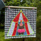 bear at the circus wall panel