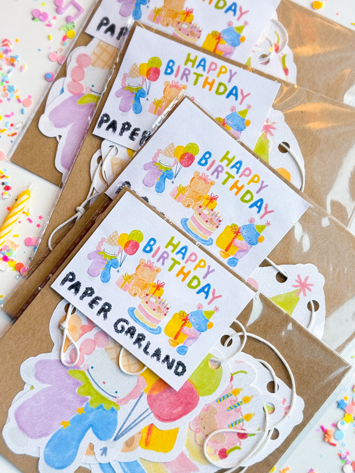 happy birthday | paper banner