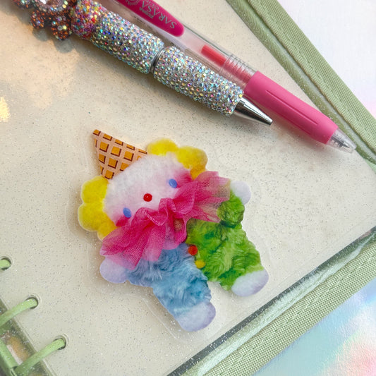 it's Clown! 4" sticker