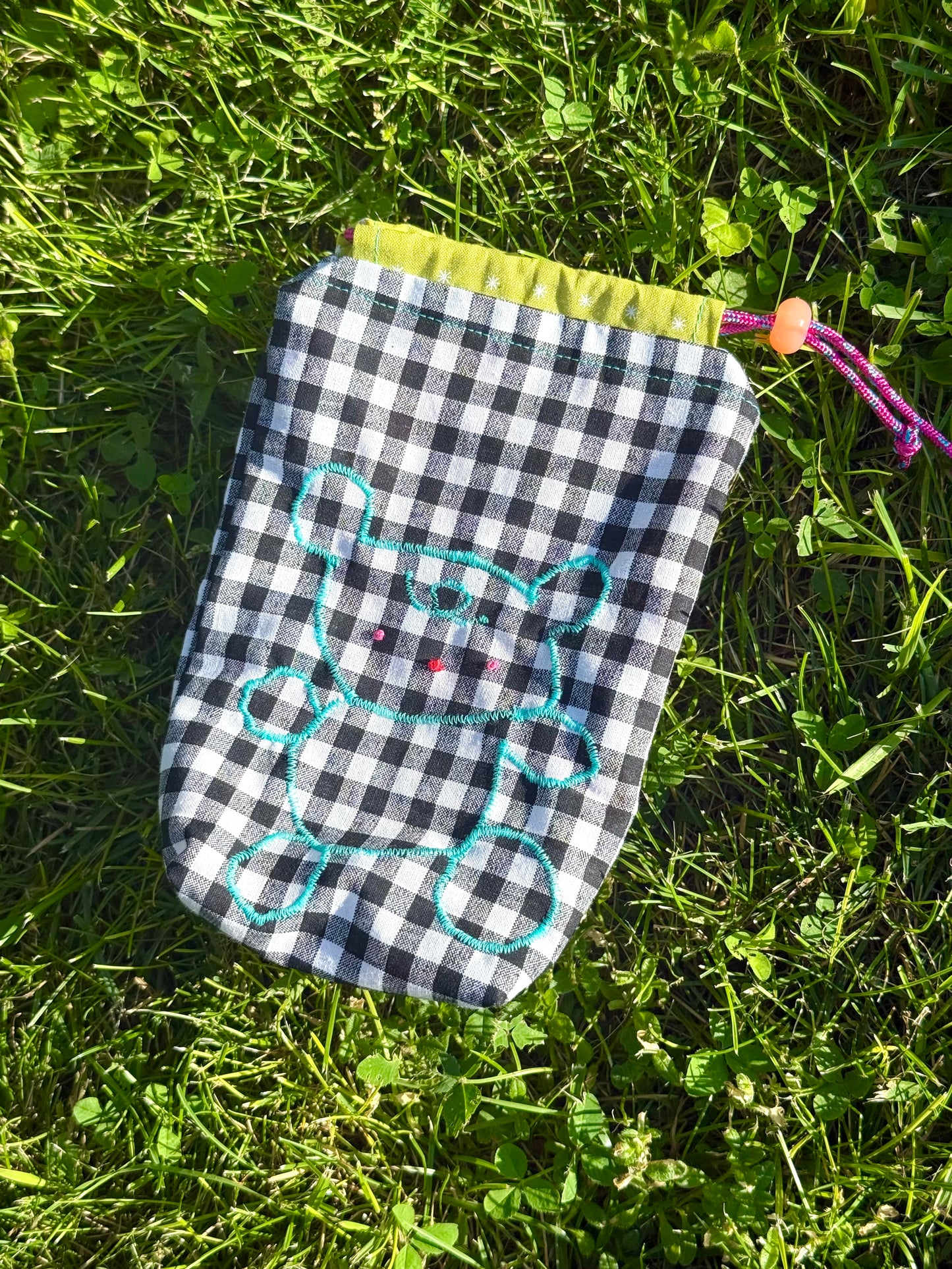 blue bear pencil pouch