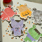 beary scary • paper garland
