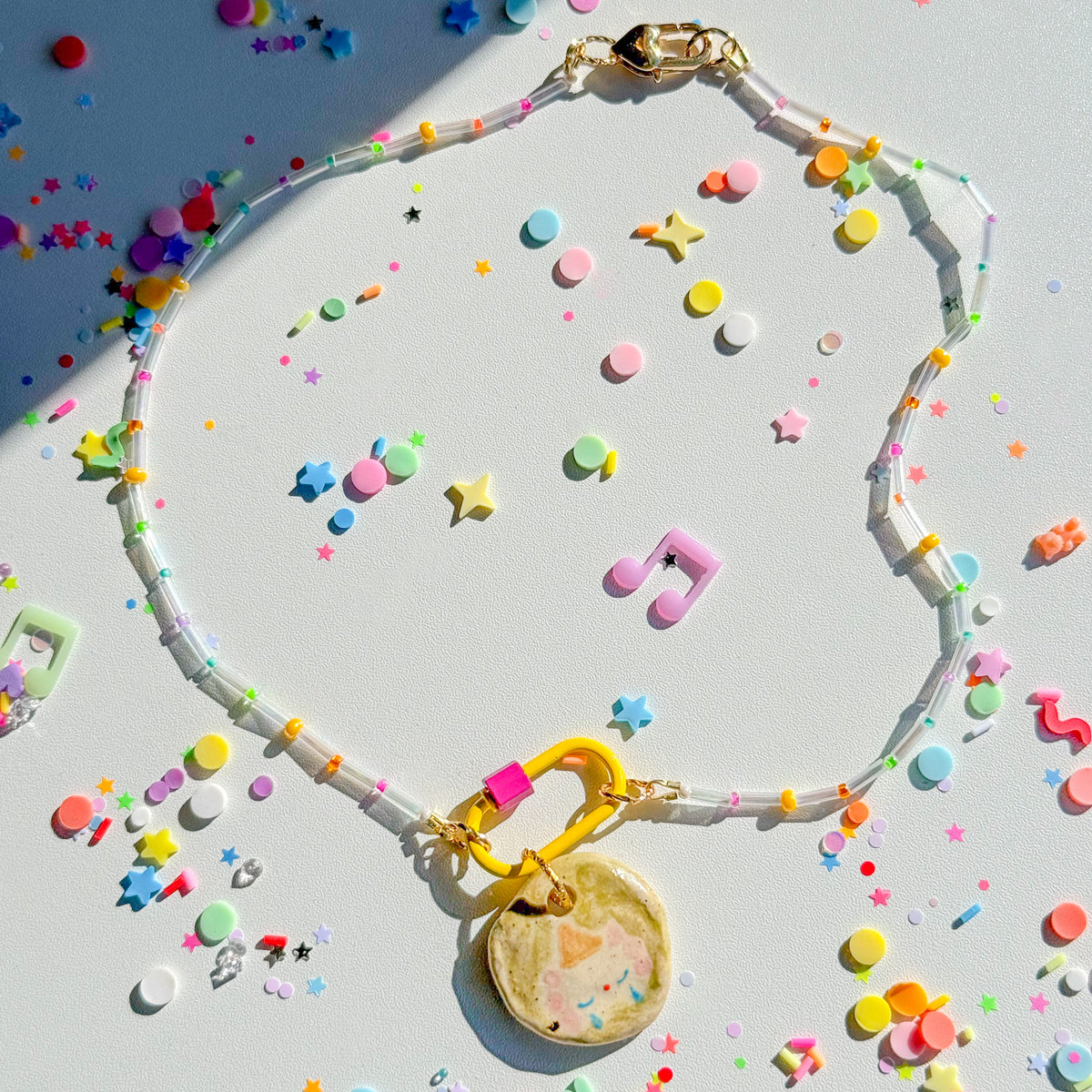 sad clown | necklace