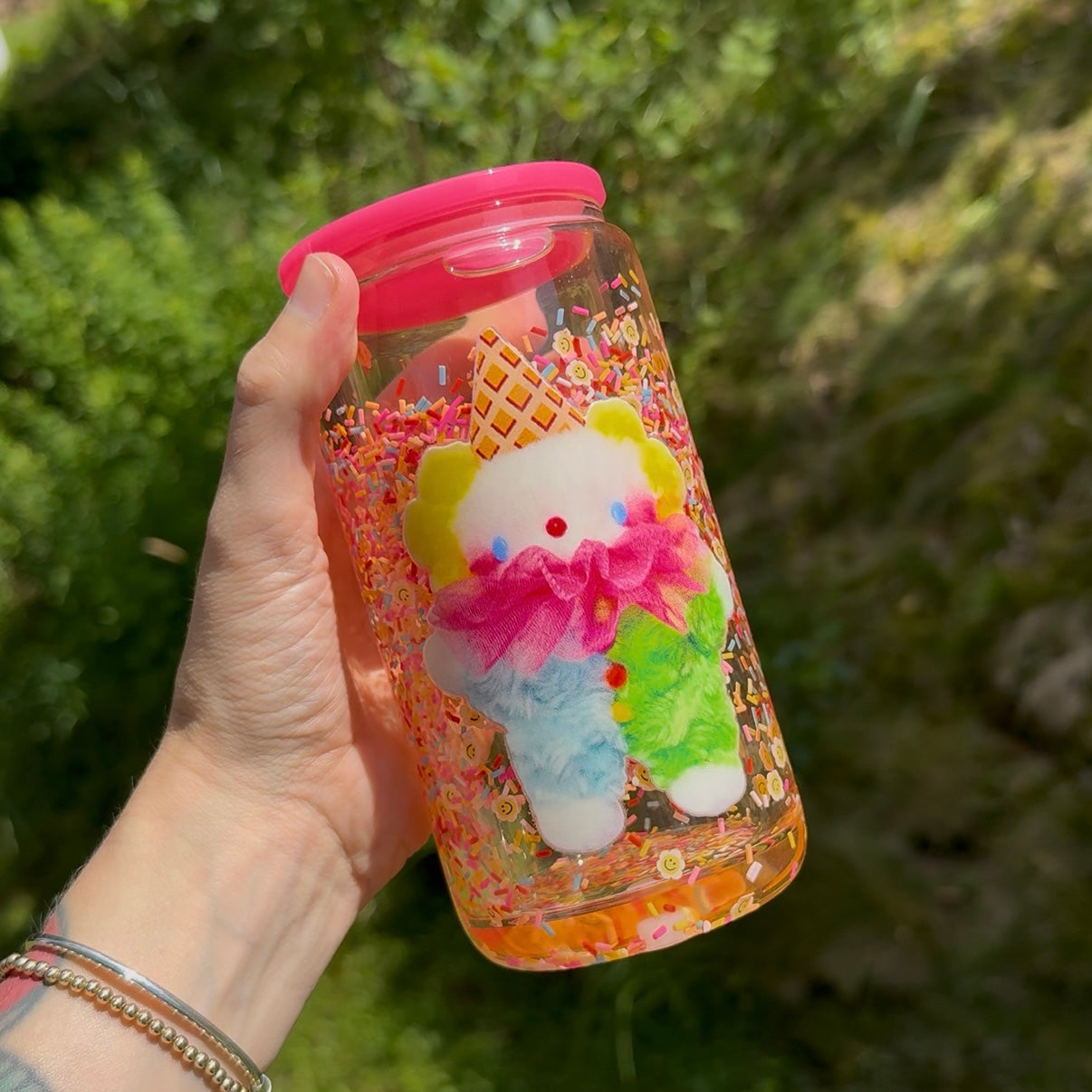 liquid glitter cup [GLASS]