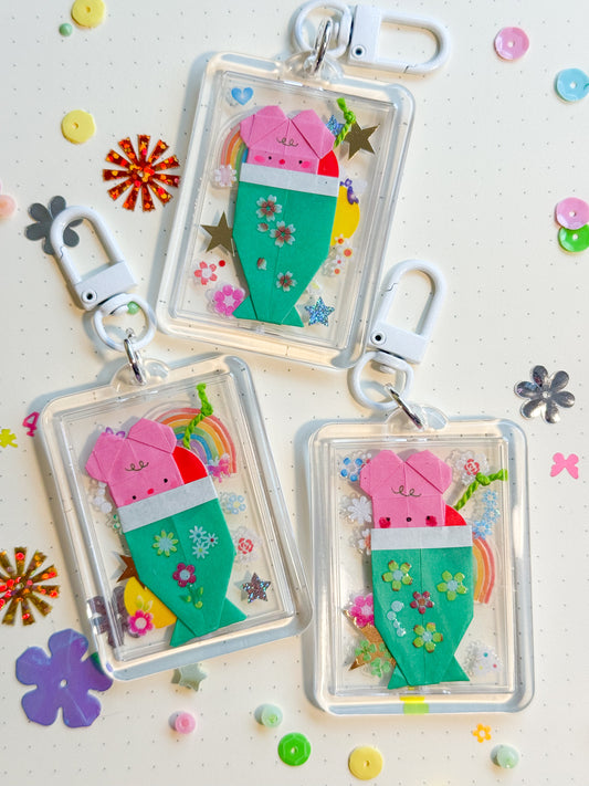origami melon soda charms