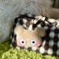 side eye bear | plush bag charm