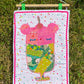 strawBEARy melon soda wall quilt