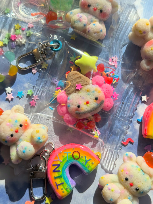 baby clown cookie shaker charm