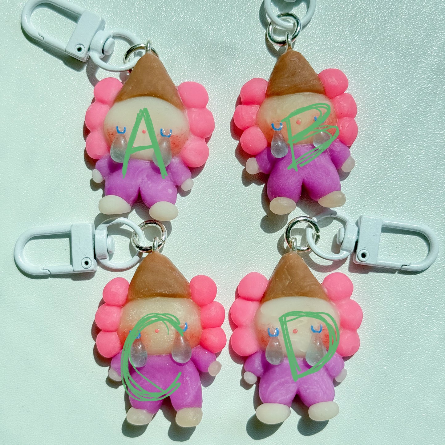 *FLAWED* Sad Clown charm